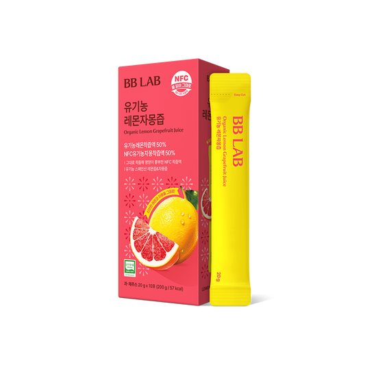 [BB LAB] Organic Lemon Juice Sticks – Refreshing Natural Citrus Blend | 10 Sticks